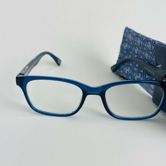 RG0271 Foster Grant Reading Glasses PL1119 Parissa Blue CHOOSE MAGNIFICATION - Picture 1 of 6